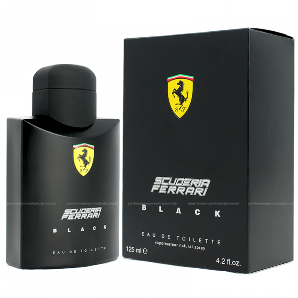 Perfume Importado Ferrari Black 125ml 100% Original Lacrado!